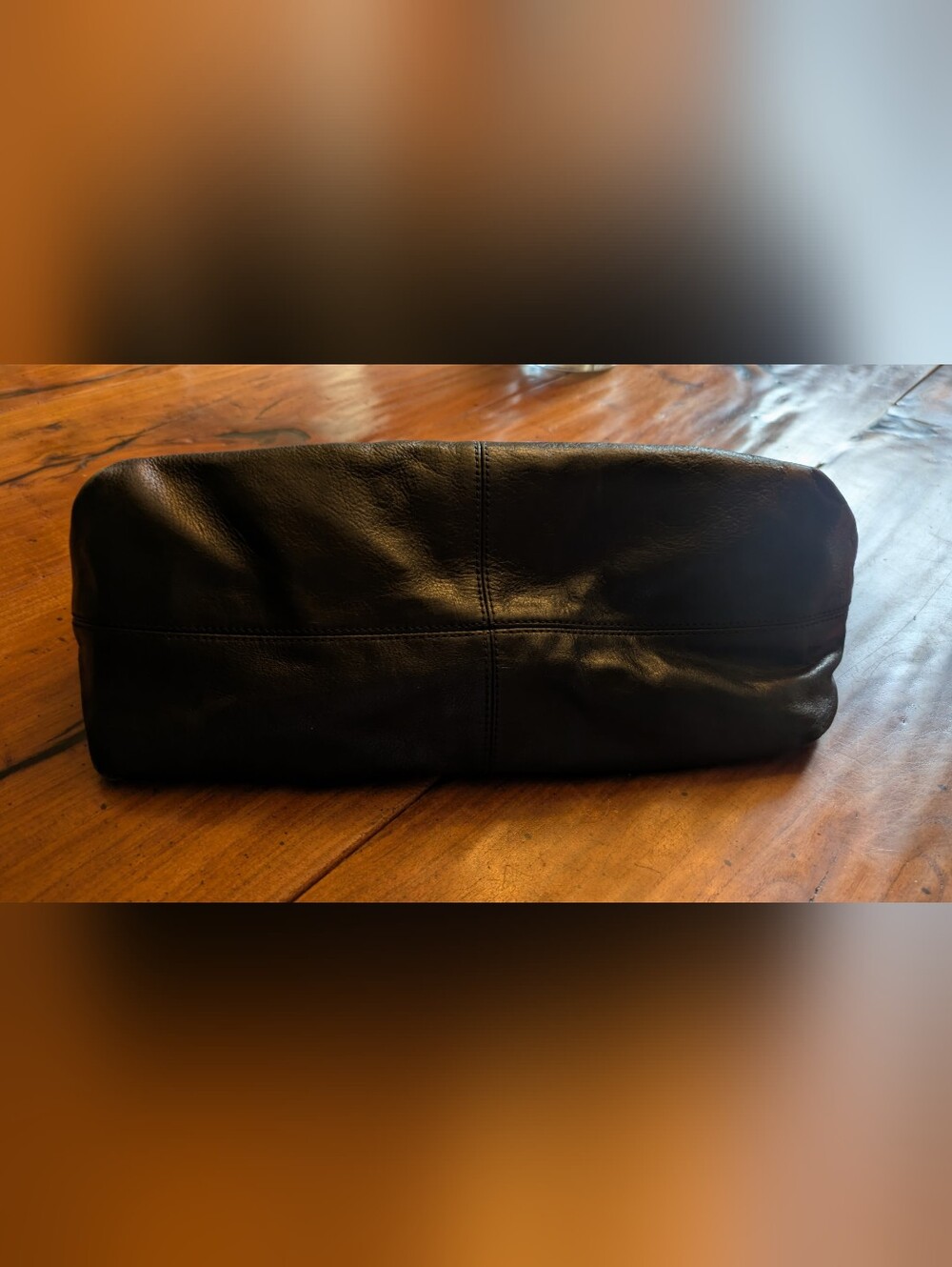 Coach Black Leather Hobo Shoulder Bag - Picture 6 of 8